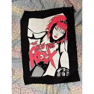 Vintage 2000's New York Rel-X Large Back Patch Punk Rock Jacket Vest Patch Rare